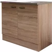 Flex-Well Sp&uuml;lenschrank "Bergen" (B x H x T) 100 x 85 x 50 cm, inkl....