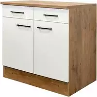 Flex-Well Unterschrank "Vintea" (B x H x T) 80 x 85 x 60 cm, f&uuml;r viel Stauraum