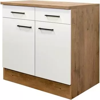 Flex-Well Unterschrank Vintea 80cm magnolia matt
