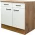 Flex-Well Unterschrank Vintea 80cm magnolia matt
