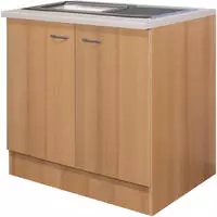 Flex-Well Sp&uuml;lenschrank "Nano" (B x H x T) 100 x 85/86 x 60 cm, inkl. Einbausp&uuml;le