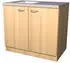 Flex-Well Spülenschrank Nano 100cm Buche