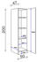 Flex-Well Speed/Salina Hochschrank 50cm weiß (00005341)