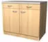 Flex-Well Nano Unterschrank 100cm Buche-Dekor