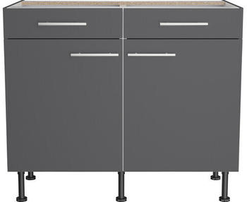 Optifit Unterschrank Ingvar420 100x87cm anthrazit matt