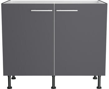 Optifit Spülenschrank Ingvar420 100x87cm anthrazit matt