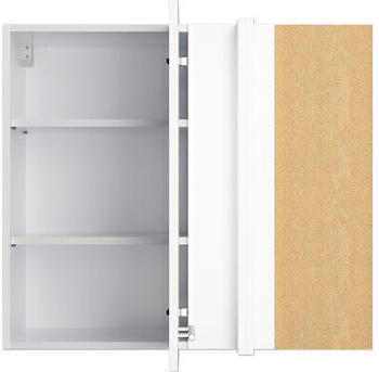 Optifit Eckhängeschrank Bengt 85 cm KFBE OEM856-8+ Weiß