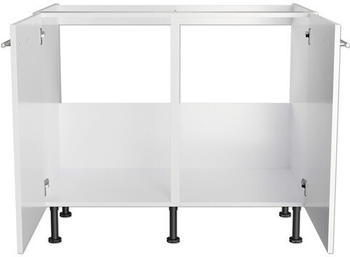 Optifit Spülenschrank Bengt 100 cm KFBE SPL106-8+ Weiß