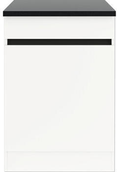 Optifit Spülenschrank Luca932 60 x 60 x 88 cm Front weiß matt melaminbeschichtet Korpus weiß
