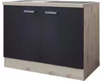 Flex-Well Sp&uuml;lenschrank "Antigua" (B x H x T) 100 x 86 x 60 cm, inkl. Einbausp&uuml;le