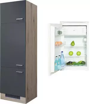 Flex-Well Ger&auml;teumbauschrank Tiago Breite 60 cm Basaltgrau