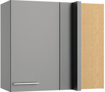 Optifit Eckhängeschrank Mats825 BxTxH 85 x 34,9 x 70,4 cm Front basaltgrau matt Korpus grau