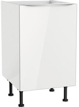 Optifit Spülenschrank Arvid986 BxTxH 50 x 58,4 x 87 cm Front weiß lackiert Korpus weiß