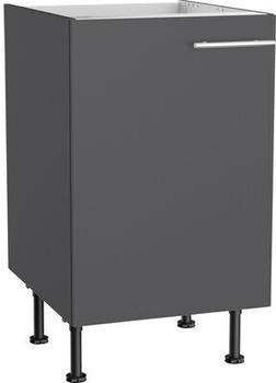 Optifit Spülenschrank Ingvar420 BxTxH 50 x 58,4 x 87 cm Front anthrazit matt