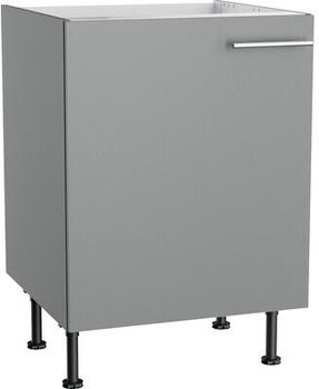Optifit Spülenschrank Mats825 BxTxH 60 x 58,4 x 87 cm Front basaltgrau matt Korpus grau