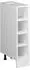 VICCO Regalunterschrank R-Line 20 cm Weiß modern offen