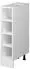 VICCO Regalunterschrank R-Line 20 cm Weiß modern offen