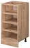 VICCO Regalunterschrank R-Line 40 cm Eiche modern offen