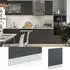 VICCO Geschirrspülerblende Fame-Line 60 cm Weiß/Dunkelgrau Landhaus
