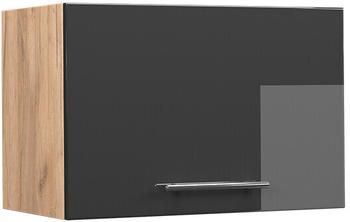 VICCO H&auml;ngeschrank Fame-Line 60 cm Eiche/Anthrazit Hochglanz modern flach