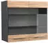 VICCO Glashängeschrank Fame-Line 80 cm Anthrazit/Eiche modern