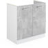 VICCO Spülenunterschrank R-Line 80 cm Weiß/Beton modern