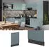 VICCO Frontblende R-Line 45 cm ohne Arbeitsplatte Blau-Grau/Anthrazit