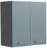 Livinity Hängeschrank R-Line, 60 cm, Blau-Grau/Anthrazit