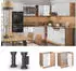 Livinity Eckschrank R-Line, 86 cm ohne Arbeitsplatte, Weiß Hochglanz/Goldkraft Eiche