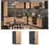 VICCO Hängeschrank R-Line 30 cm Anthrazit/Eiche grifflos