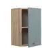 Livinity Hängeschrank R-Line, 40 cm, Blau-Grau/Goldkraft Eiche