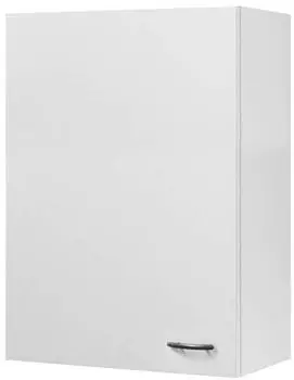 Flex-Well K&uuml;chenoberschrank Wei&szlig; Kunststoff 2 F&auml;cher einzeln stellbar einmalig seitenverkehrt montierbar 60x89x32 cm