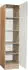 Mid.you Geschirrschrank weiß eiche 50x211x56 cm