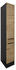 Mid.you Apothekerschrank Anthrazit Eiche Artisan 2 Fächer 30x211x57 cm