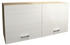 Mid.you Küchenoberschrank Weiß Eiche 1 Fächer 100x50x33 cm