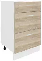 K&uuml;chenschrank B 50 cm Unterschrank Schublade Esilo