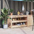 vidaXL Outdoor-Küchenschrank 106x55x64 cm Massivholz Kiefer (832333)