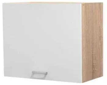 Mid.you K&uuml;chenoberschrank Wei&szlig; Eiche 1 F&auml;cher 60x50x31 cm