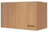 Flex-Well Küchenoberschrank Buche Kunststoff 60x32x32 cm