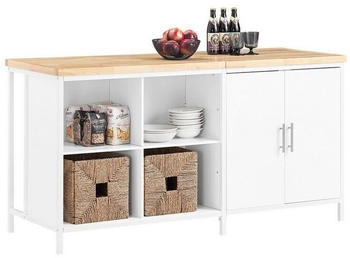 SoBuy Brantley 170x89x60cm wei&szlig;-natur