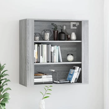 vidaXL Wandschrank Grau Sonoma 80x33x80 cm (816598)
