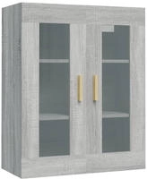 vidaXL H&auml;ngeschrank Grau Sonoma 69,5x34x90 cm