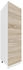 Mid.you Geschirrschrank Weiß Sonoma Eiche 4 Fächer 60x207x57 cm