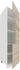 Mid.you Geschirrschrank Weiß Sonoma Eiche 4 Fächer 60x207x57 cm