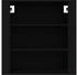 vidaXL Wandschrank Schwarz 80x33x80 cm (816593)
