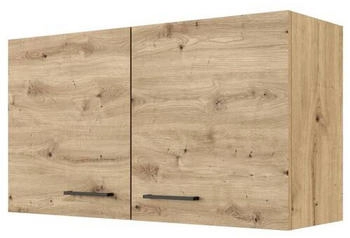 Flex-Well K&uuml;chenoberschrank Eiche Artisan 1 F&auml;cher einzeln stellbar 100x54,8x32 cm