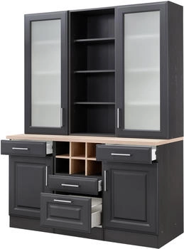 Held M&ouml;bel K&uuml;chenbuffet Stockholm 150cm grau
