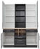 Held Möbel Küchenbuffet Stockholm 150cm grau