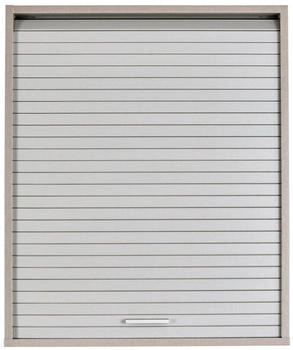 SIMMOB K&uuml;chenschrank mit Rollladent&uuml;r 60x72x35 cm Aluminium