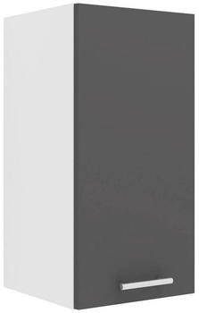 Mid.you Küchenoberschrank, Anthrazit, Weiß 1 Fächer, 30x60x31 cm, hängend (657027837)